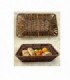 BANDEJA RECT.26X16X4CM PAJA  146098