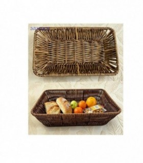BANDEJA RECT.26X16X4CM PAJA  146098