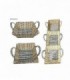 BANDEJA CUADR.C-ALSA 29X23X8CM 3C PAJA 146086