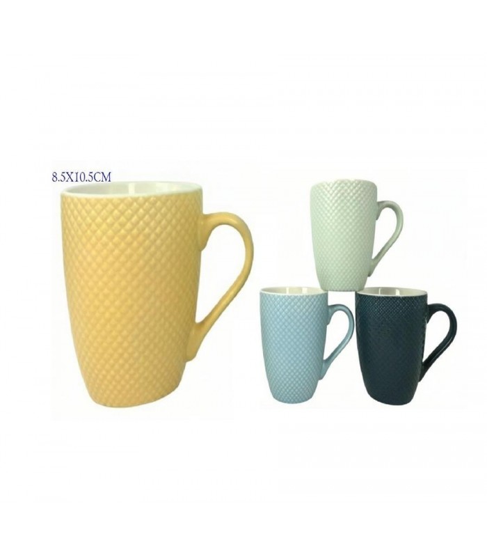 TAZA PORCELANA 8.5X10.5CM 4C PUNTITO 145834