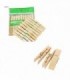 PINSA 20PCS MADERA BAMBOO 5002