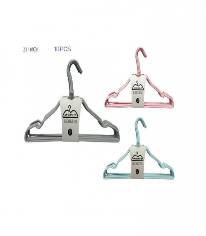 PERCHA 10PCS AD. 40CM METAL COLOR.145697