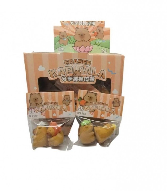 BORRADOR CAPYBARA 2PCS SAC.PEQ ER1004