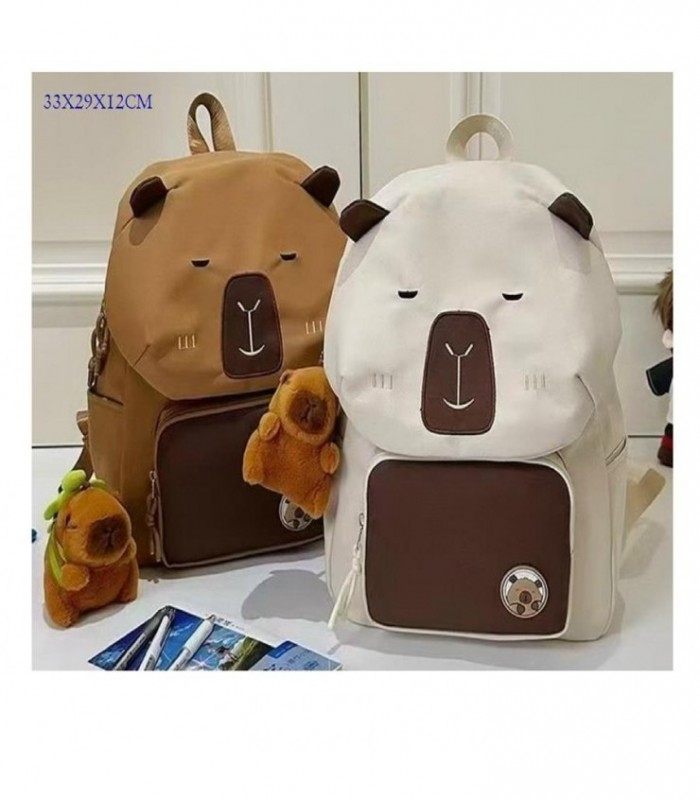 MOCHILA CAPYBARA 2C 33X29X12CM 142864