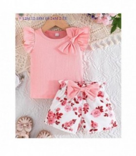 CONJ.2PCS NENA BLUSA-SHORT ROSA 142706