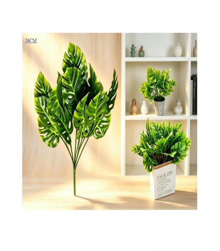 PLANTA ARTIFIC-FLOR 38CM 5PCS VERDE 145983