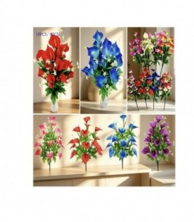 PLANTA ARTIFIC-FLOR 60CM 18PCS LIRIO DE AGUA 14604
