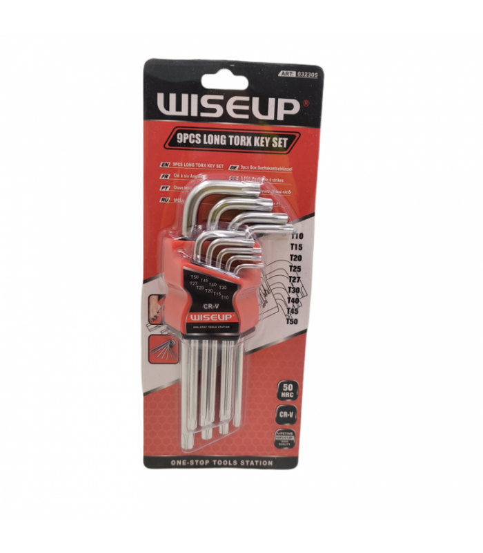 LLAVE ALLEN KIT 9PCS WISEUP 032305