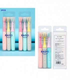 CEPILLO DE DIENTE 3PCS INF.PBC RAOYI R7682