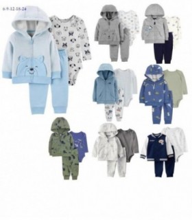 CONJ.3PCS BEBE NENE 6-24M CAMP-BODY-PAN 5C 136242