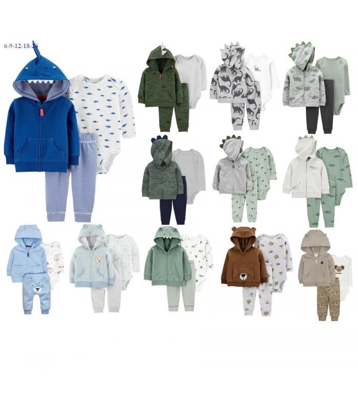 CONJ.3PCS BEBE NENE 6-24M CAMP-BODY-PANT 8C 136240
