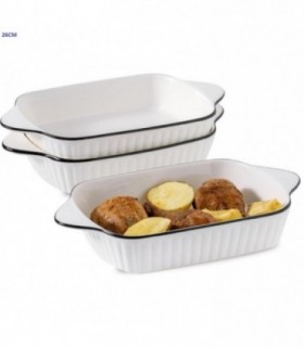 BANDEJA PORCELANA 10 26CM BLANCO 138498