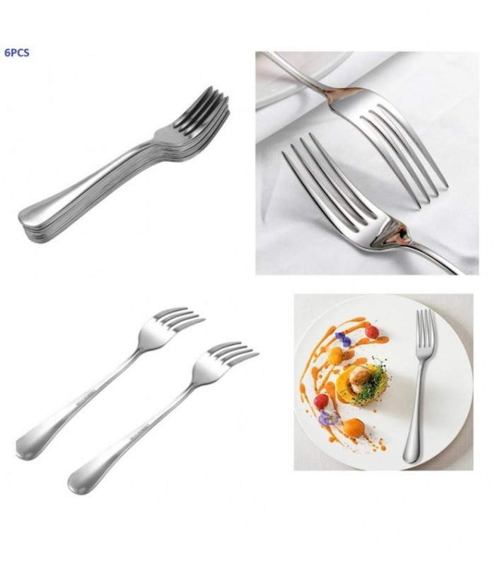TENEDOR INOX 6PCS 139371