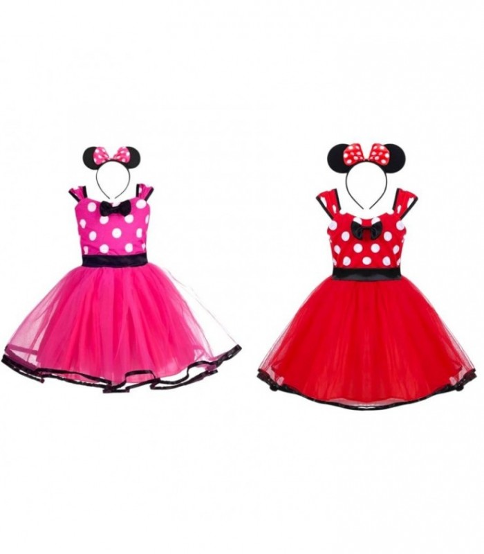 VESTIDO C-VINCHA INF. MINNIE 2C 139446