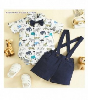 BODY-SHORT C-SUSPENSORIO 3A12M ANIMALS 2PCS 142687