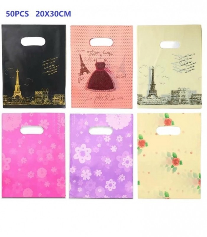 BOLSA P-REGALO 50PCS 20X30CM 6C 144249