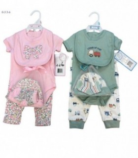 CONJ.5PCS BEBE NENE-NENA 0-3 3-6 145284
