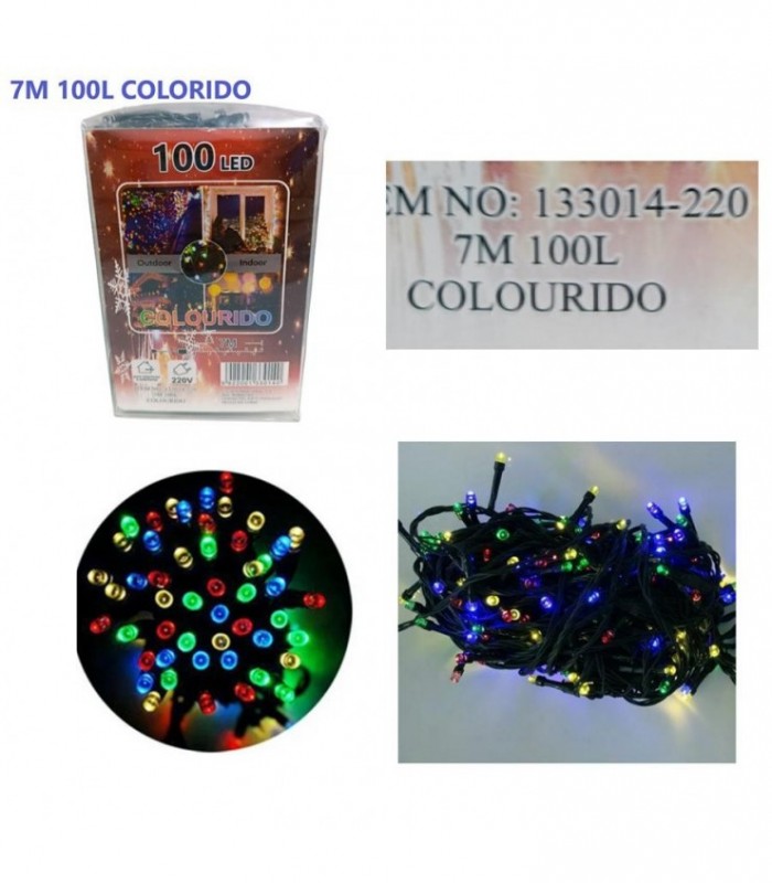PISCA 1 LINEA 7M 220V 100L COLORIDO 103424-220