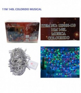 PISCA 1 LINEA 11M 110V 140L COLORIDO MUSICAL 13306