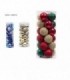 PELOTA DE NAVIDAD 6CM 30PCS 3C POTE 138750