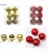 PELOTA DE NAVIDAD 8CM 6PCS 2C 138760