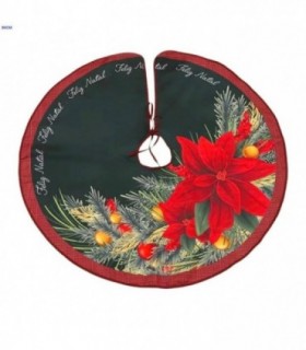 TAPETE P-ARBOL DE NAVIDAD 90CM FLOR 138811