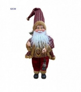 PELUCHE DE NAVIDAD 62CM BORDO 141981