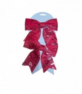 MOÑO DE NAVIDAD 2PCS 15X13CM ROJO 141869