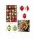 PELOTA DE NAVIDAD 6CM 20PCS MIXTO 146217