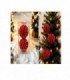 PELOTA DE NAVIDAD 10CM 2PCS ROJO 146234