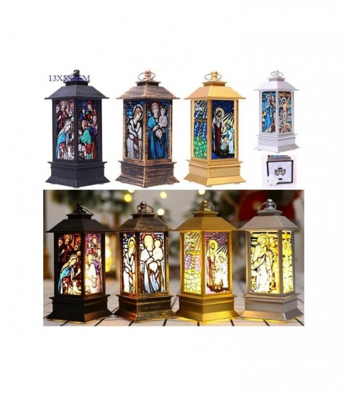 VELADOR NAVIDAD 13X5X5CM 4C SANTO 146369