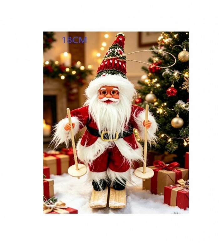 PAPA NOEL 18CM SKI 146323