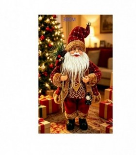 PAPA NOEL 30CM DORADO 146326