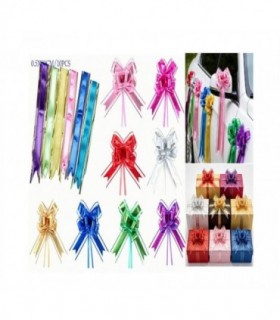 CINTA DE REGALO 10PCS 0.5X80CM 8C 146465