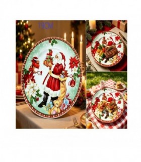 PLATO NAVIDAD PORC.19CM MERRY 146549