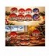 BANDEJA NAVIDAD 26.5CM RED.PLASTIC 8D 146607