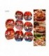 BANDEJA NAVIDAD 24X35CM OVAL PLASTIC.7D 146623