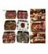 BANDEJA NAVIDAD 46X30CM RECT.PLAST.6D 146638