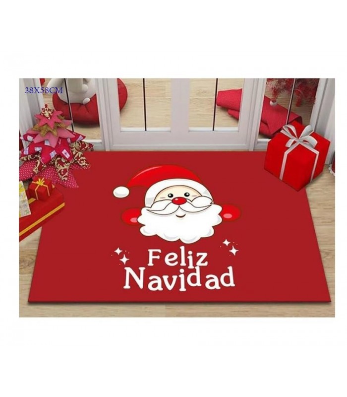 TAPETE DE NAVIDAD 38X58CM PAPA NOEL 146718