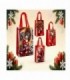 BOLSA DE REGALO NAVIDAD 36X32X12CM POLIET 146734