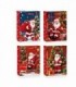 BOLSA DE REGALO NAVIDAD 30X40X12CM PAPEL 4D FD6053