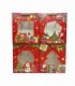 BOLSA DE REGALO NAVIDAD 18X23X10CM TRANSP.FD7264S