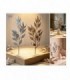 FLOR DE NAVIDAD 72CM PLATA-DORADO HOJA 146282