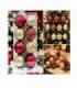 PELOTA DE NAVIDAD 8CM 8PCS DORADO C-GRAN.146247