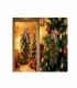 ADORNO P-PUERTA NAVIDAD 40X25CM C-MUERD 146202